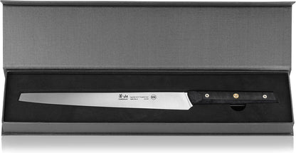 Cangshan TG Series 62199 Swedish 12C27 Steel Bread Knife, 10.25-Inch, G10 Handle