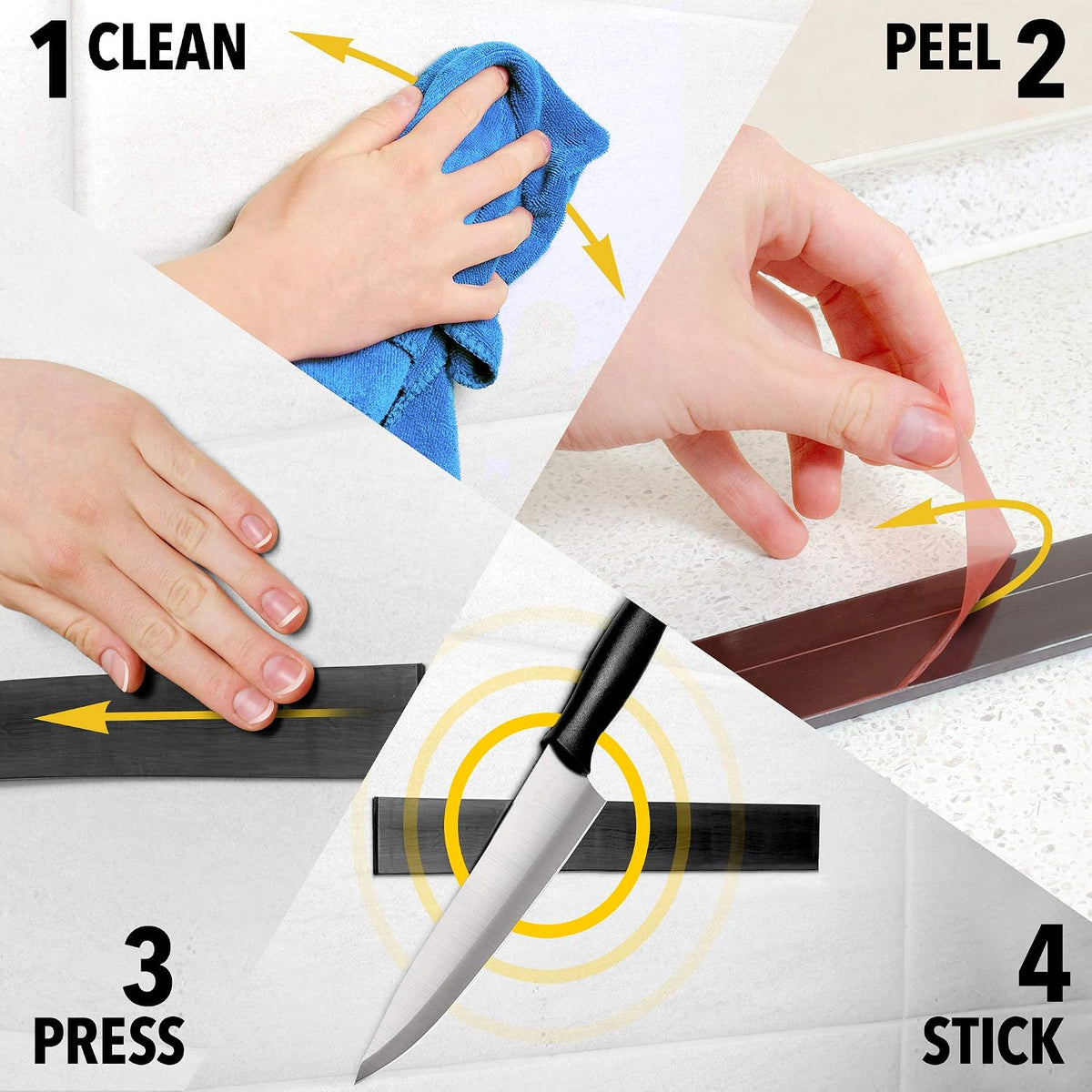 Super Sticky Adhesive Magnetic Strips, 12x1.5" (30x3.8cm)