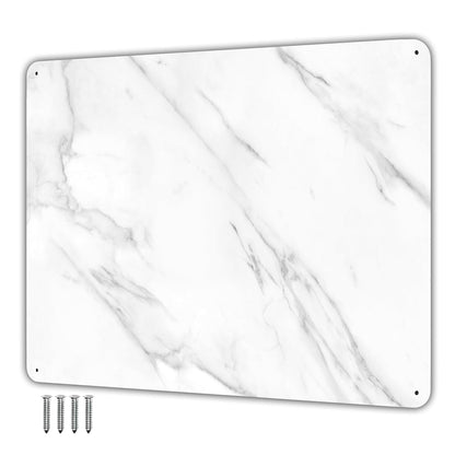 9 inches x 6.5 inches Stainless Steel Plate for Magnets, 3M Adhesive Back, Mounting Screws, Ideal for Magnetic Shelf, Spice Holders, Fridge Magnets. Mount Anywhere! (Timber, 1 Pack)