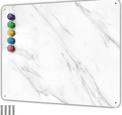 9 inches x 6.5 inches Stainless Steel Plate for Magnets, 3M Adhesive Back, Mounting Screws, Ideal for Magnetic Shelf, Spice Holders, Fridge Magnets. Mount Anywhere! (Timber, 1 Pack)