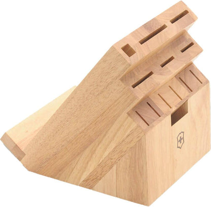 Swiss Army Swivel Universal Knife Block, Natural Wood