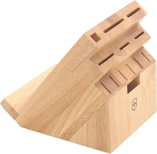 Swiss Army Swivel Universal Knife Block, Natural Wood