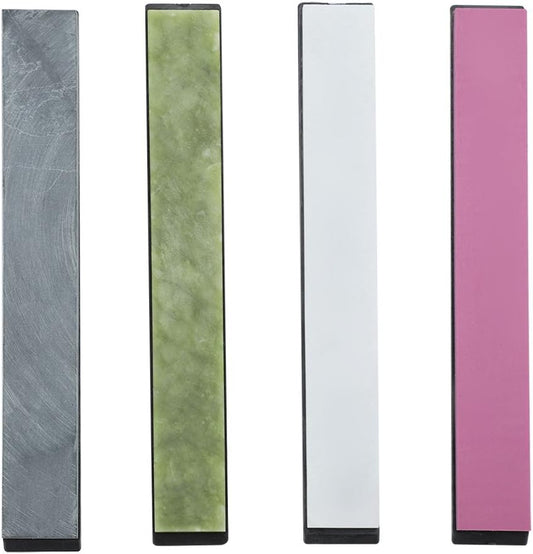 Grindstone with Base Non-Slip Colorful for Sharpening Fixed-Angle Sharpener Stone Sharpening Tool Kitchen 4pcs/Set