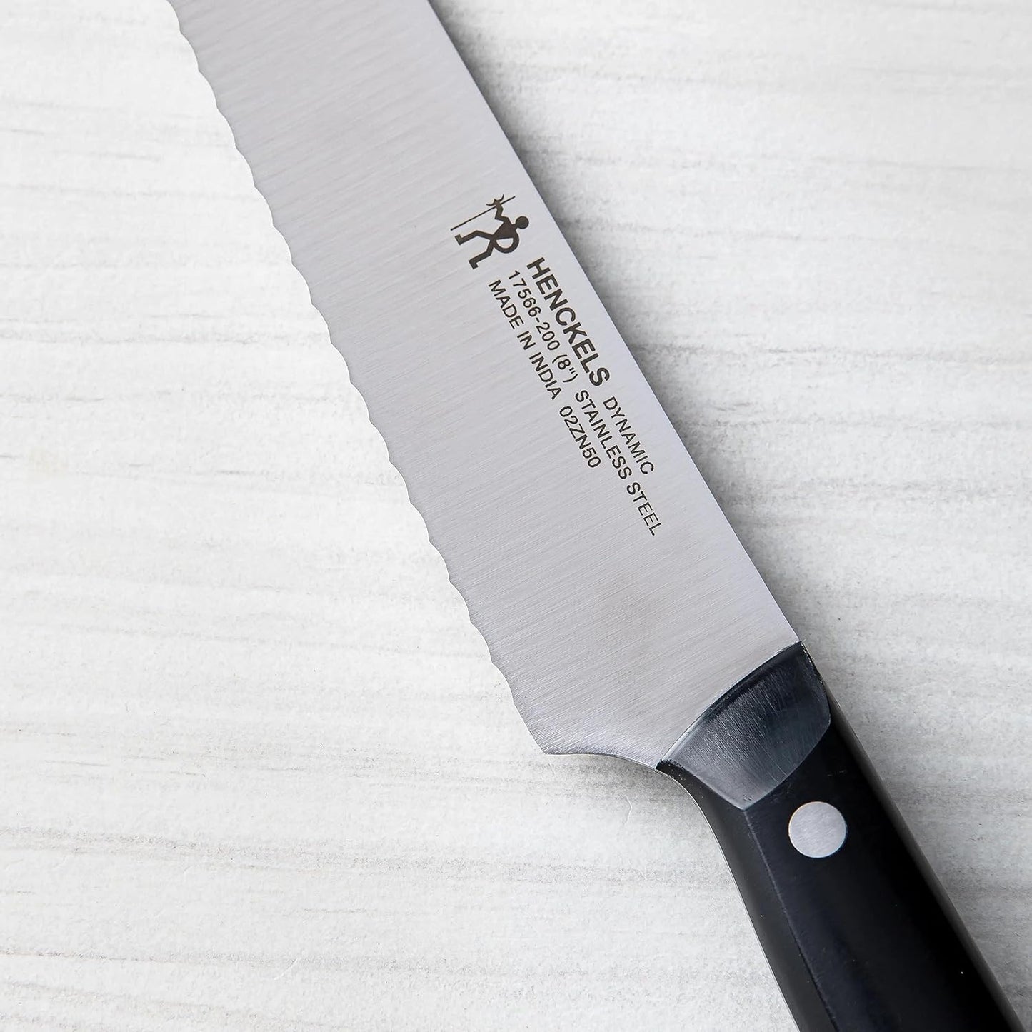 Solution 8-Inch Bread Knife Razor-Sharp, German Engineered | Informed by 100+ Years of Mastery. Dishwasher Safe, Ideal for Homemade Bread, Thick Crusts, Breads, and Cakes