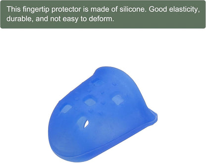 20 Pcs Fingertip Protector Silicone Fingertip Covers | Protect Fingers, Great for Playing Guitar, Sewing, Cutting (Pink, 23mm/0.9-inch)