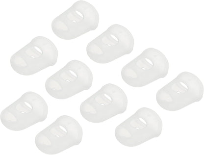 20 Pcs Fingertip Protector Silicone Fingertip Covers | Protect Fingers, Great for Playing Guitar, Sewing, Cutting (Pink, 23mm/0.9-inch)