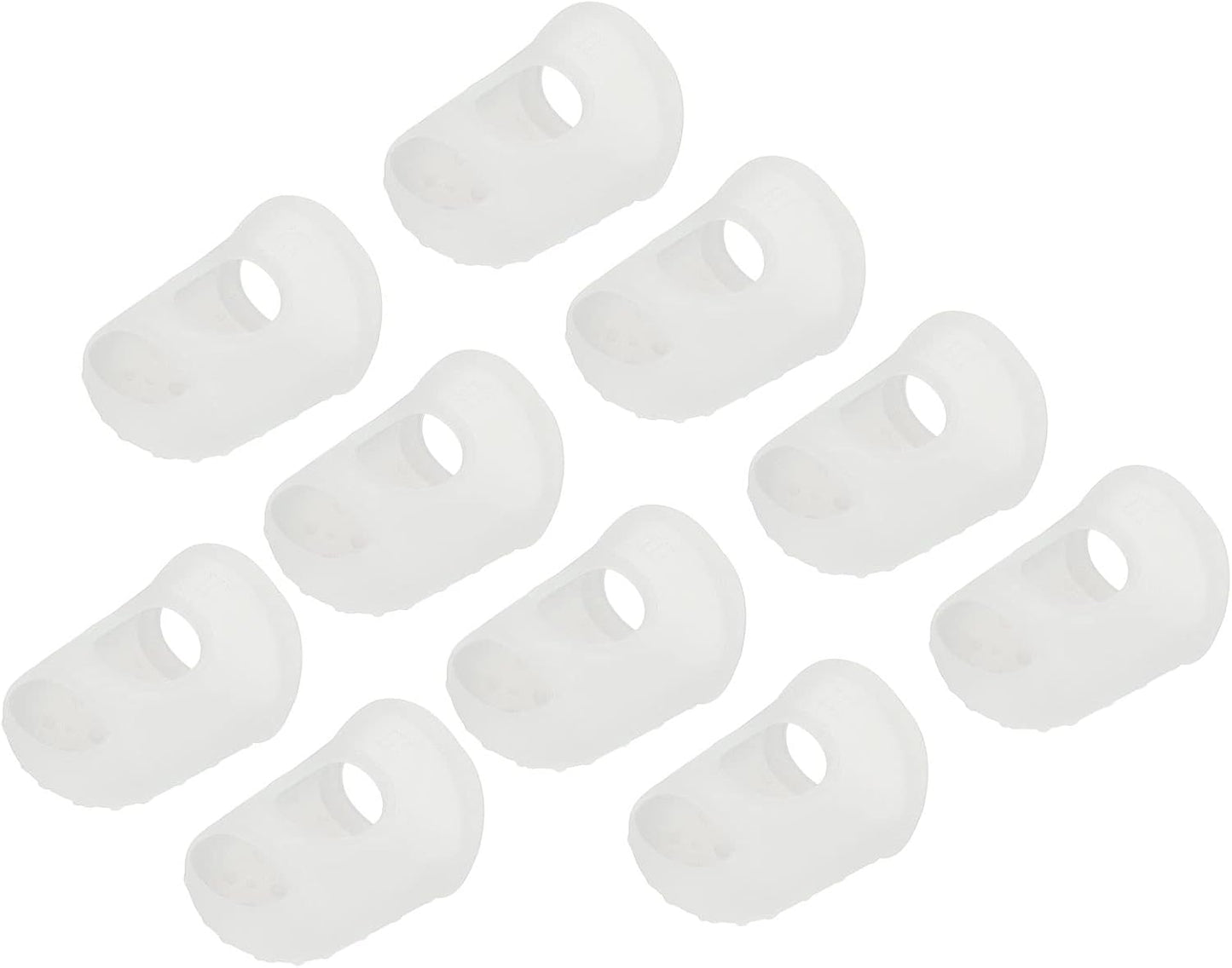 20 Pcs Fingertip Protector Silicone Fingertip Covers | Protect Fingers, Great for Playing Guitar, Sewing, Cutting (Pink, 23mm/0.9-inch)