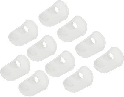 20 Pcs Fingertip Protector Silicone Fingertip Covers | Protect Fingers, Great for Playing Guitar, Sewing, Cutting (Pink, 23mm/0.9-inch)