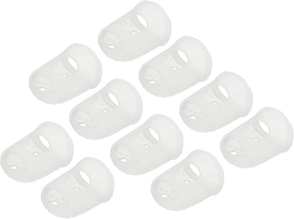 20 Pcs Fingertip Protector Silicone Fingertip Covers | Protect Fingers, Great for Playing Guitar, Sewing, Cutting (Pink, 23mm/0.9-inch)