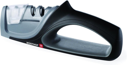 WÜSTHOF 2-Stage Hand-Held Sharpener, Black