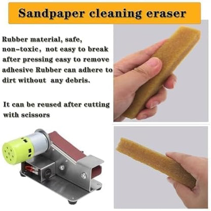 Mini Belt Sander, 7-Speed Knife Sharpener & Belt Grinder for Knife Making | Compact 3-in-1 sanding, grinding and sharpening tool for wood, metal and crafts.