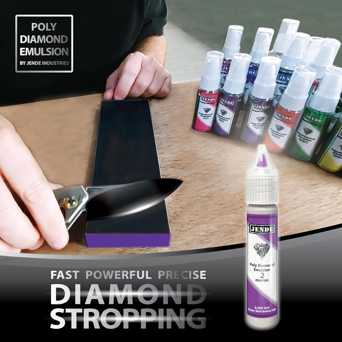 2 Micron Poly Diamond Knife Stropping Emulsion 7ml-Premium Stropping Emulsion