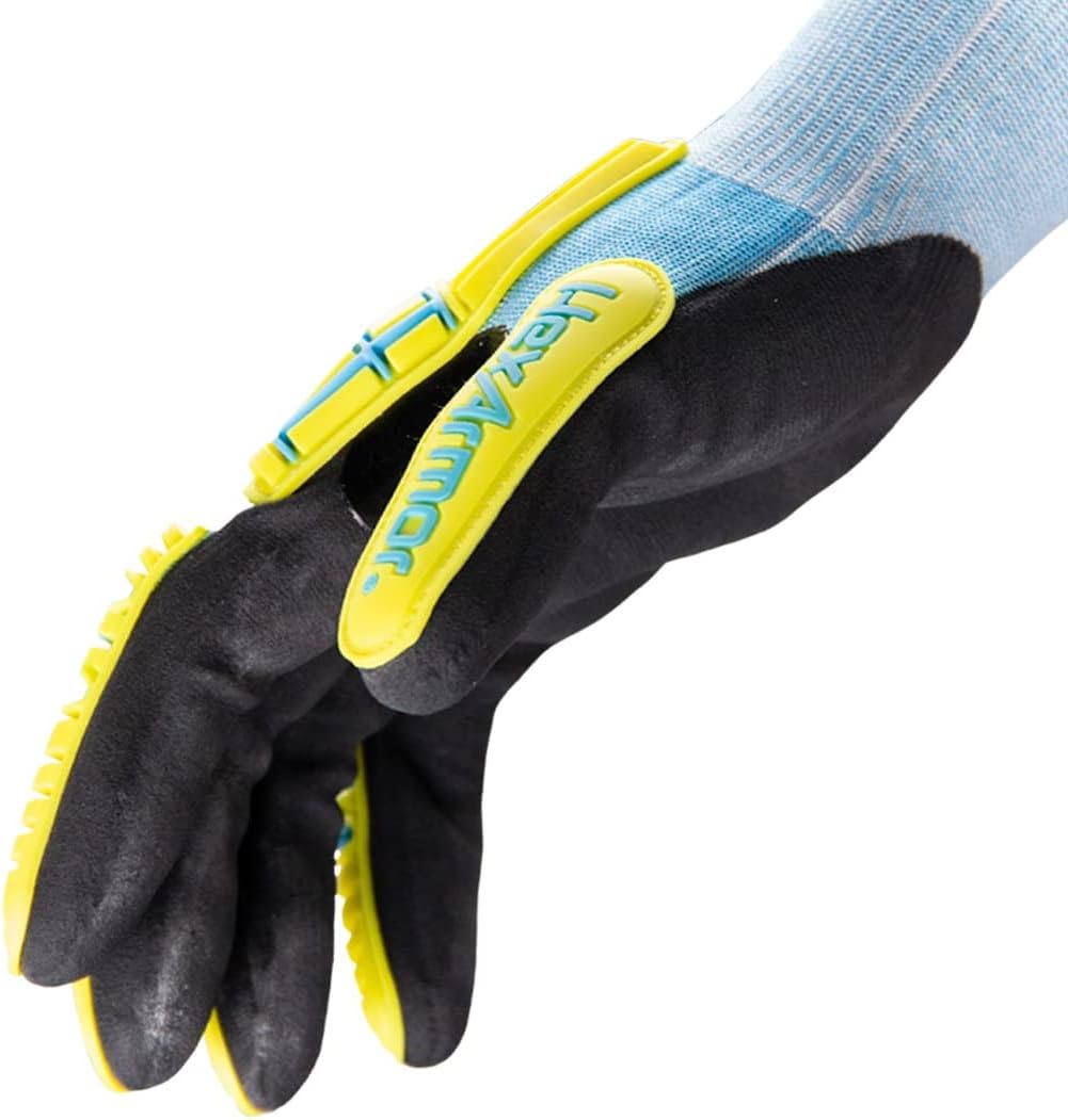 Cut-Resistant Impact Protection Nitrile Palm Knit Work Gloves | Helix® Core 3010