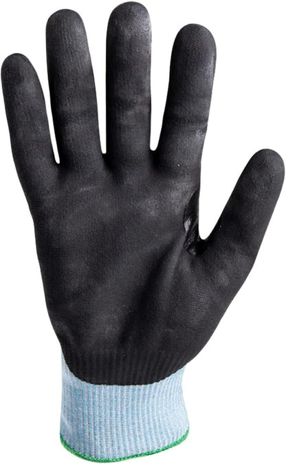 Cut-Resistant Impact Protection Nitrile Palm Knit Work Gloves | Helix® Core 3010