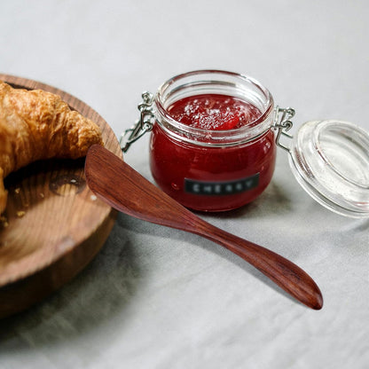 4pcs Butter Knife, 5.9 Inch Wooden Jam Spreader Mini Butter Spreaders Knife Kitchen Restaurant Spreader Condiment Knives for Jelly Sandwich Cheese