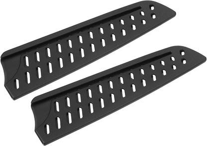 2 Pack PP Knife Sheaths - Kitchen Knife Protectors Edge Guard Blade Protective Cover for 5" Santoku Knife, Apply to Kitchen Camping Traveling (Black)