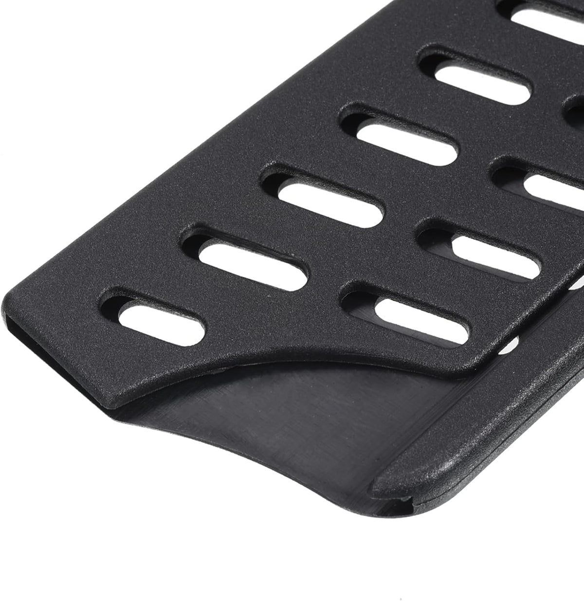 2 Pack PP Knife Sheaths - Kitchen Knife Protectors Edge Guard Blade Protective Cover for 5" Santoku Knife, Apply to Kitchen Camping Traveling (Black)