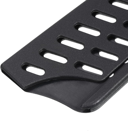 2 Pack PP Knife Sheaths - Kitchen Knife Protectors Edge Guard Blade Protective Cover for 5" Santoku Knife, Apply to Kitchen Camping Traveling (Black)