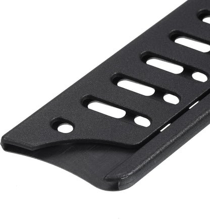 2 Pack PP Knife Sheaths - Kitchen Knife Protectors Edge Guard Blade Protective Cover for 5" Santoku Knife, Apply to Kitchen Camping Traveling (Black)