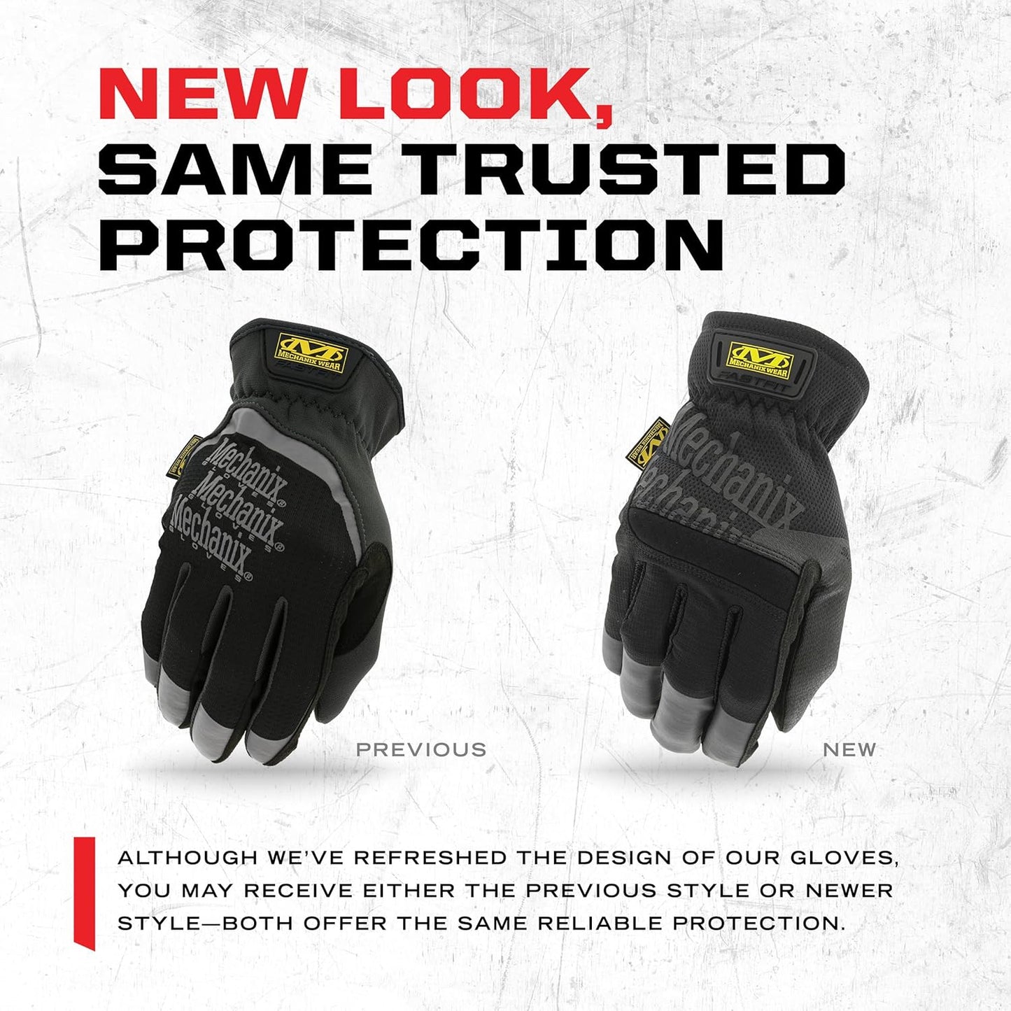 FastFit Work Glove with Elastic Cuff for Secure Fit, Performance Gloves for Multi-purpose Use