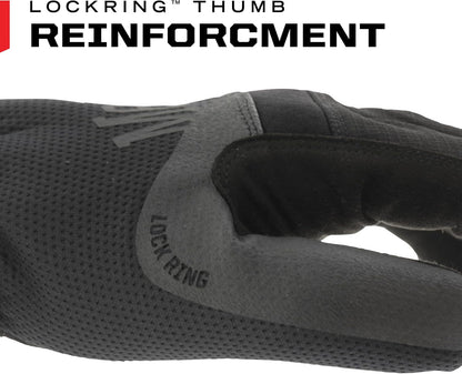 FastFit Work Glove with Elastic Cuff for Secure Fit, Performance Gloves for Multi-purpose Use