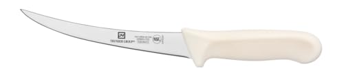 SLKF403WT Boning Knife, 6" Blade, Curved, Polypropylene Handles, German Steel, White, NSF