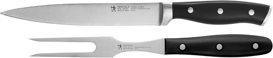 Forged Accent 2-pc Carving Set, Black