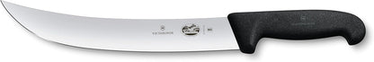 Fibrox 12-Inch Curved Cimeter Butcher Knife, Black | ultra sharp butcher knife dishwasher safe