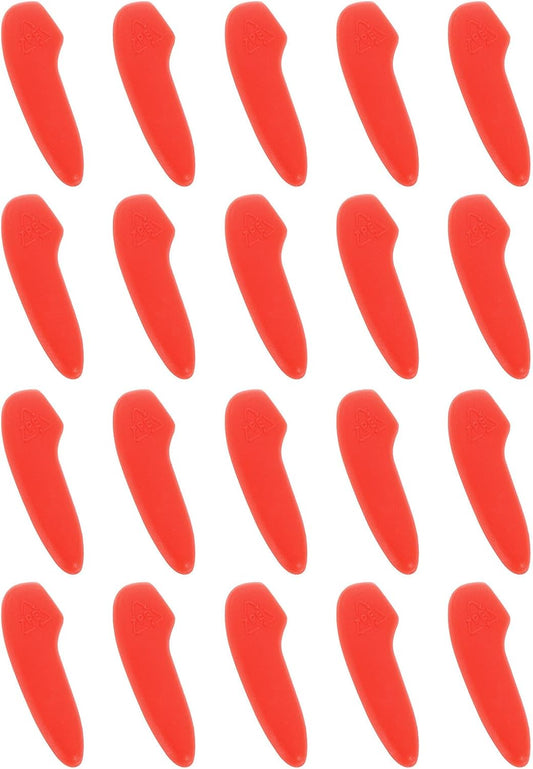 300Pcs Blade Knife Tip Protector Cover Plastic Knife Guard Sleeves Knife Blade Tip Sleeves Cover for Kitchen, Red