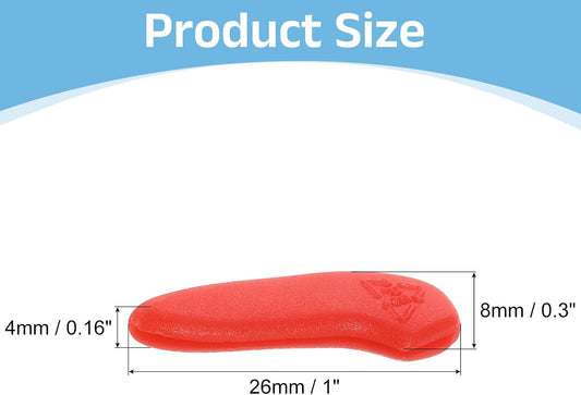 300Pcs Blade Knife Tip Protector Cover Plastic Knife Guard Sleeves Knife Blade Tip Sleeves Cover for Kitchen, Red