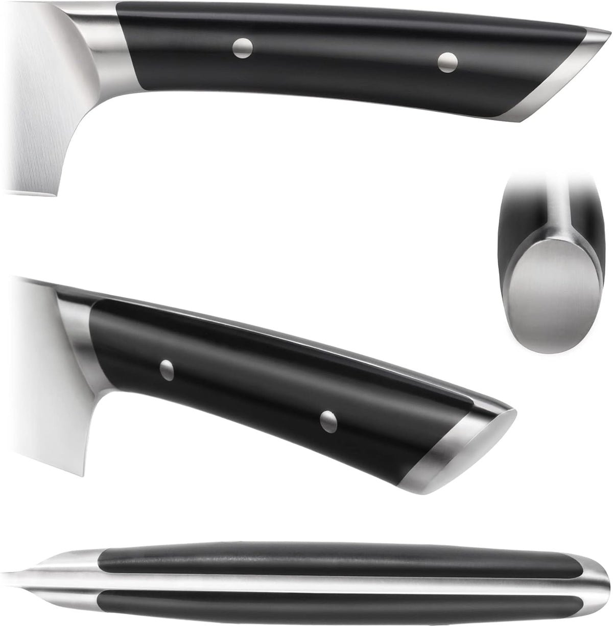 Cangshan HELENA Series German Steel Forged 7" Santoku Knife (Black)