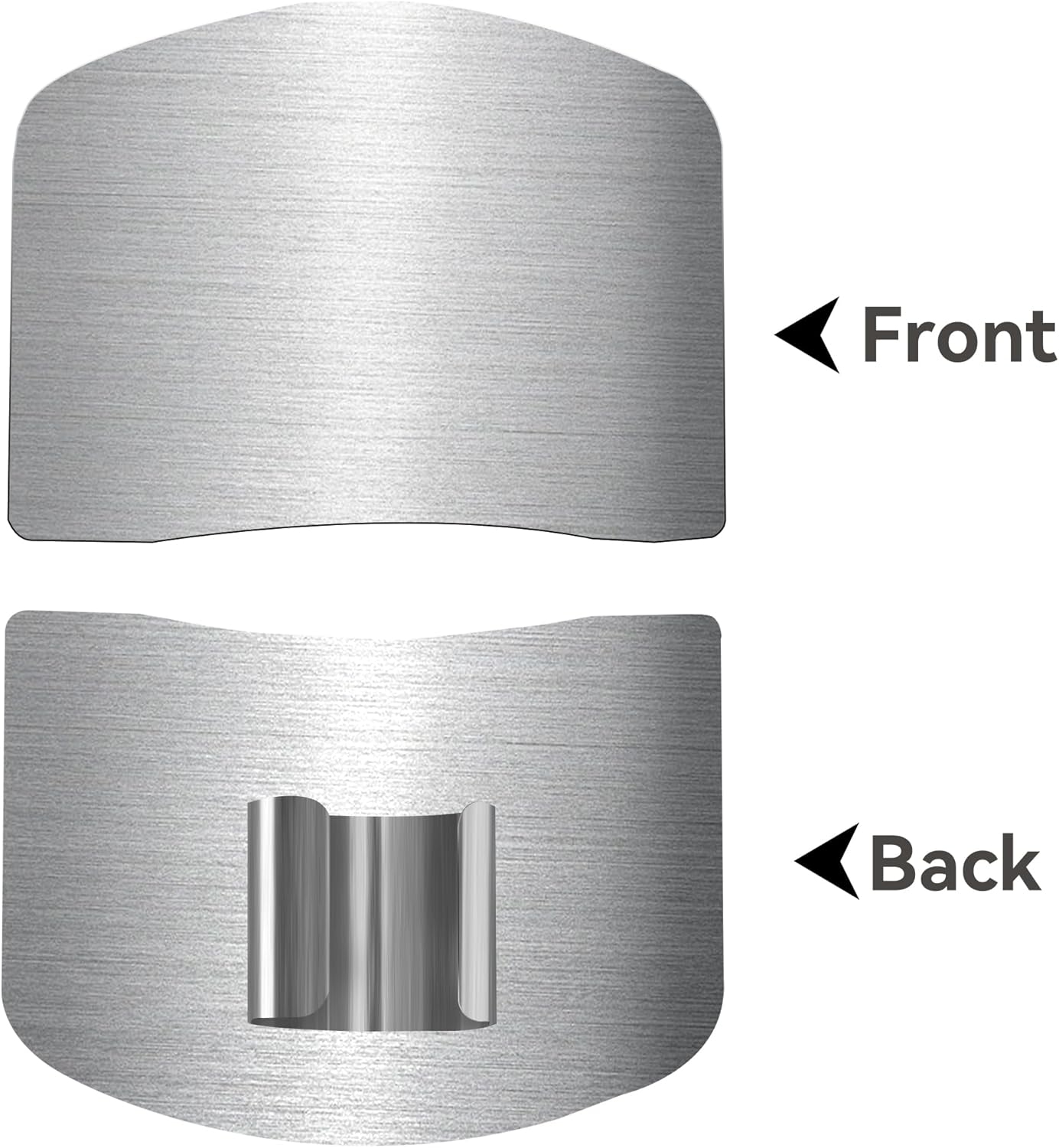 Stainless Steel Finger Guards For Cutting Food Avoid Hurting, Premium 304 Stainless Steel Finger Protector,Slicing Tool Finger Protectors when Cutting, Slicing, Dicing, Chopping, Fruits and Meat (4)