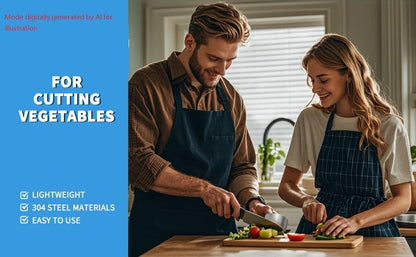 Stainless Steel Finger Guards For Cutting Food Avoid Hurting, Premium 304 Stainless Steel Finger Protector,Slicing Tool Finger Protectors when Cutting, Slicing, Dicing, Chopping, Fruits and Meat (4)