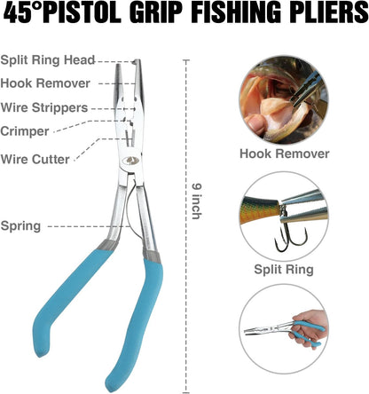 Fishing Tools Kit – Fishing Plier and Fish Lip Gripper Set