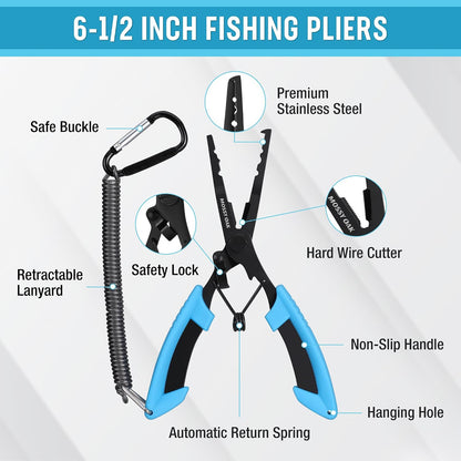 Fishing Tools Kit – Fishing Plier and Fish Lip Gripper Set