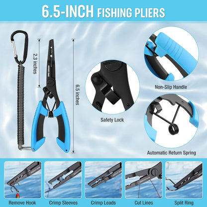 Fishing Tools Kit – Fishing Plier and Fish Lip Gripper Set