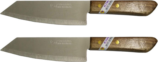 Set of 2 Brand deba Style Flexible Stainless Steel Knives # 171.