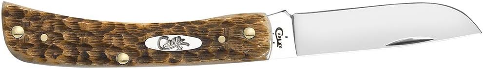 Case WR XX Pocket Knife Rough Black Synthetic Sod Buster Jr Item #18229 - (6137 SS) - Length Closed: 3 5/8 Inches