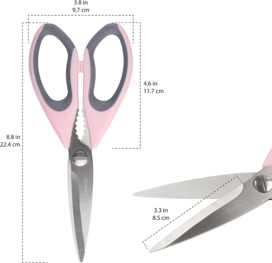 Premium Kitchen Shears - Pink Salt - 1 Scissor