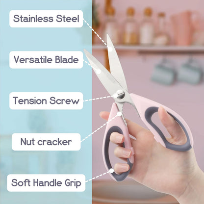Premium Kitchen Shears - Pink Salt - 1 Scissor