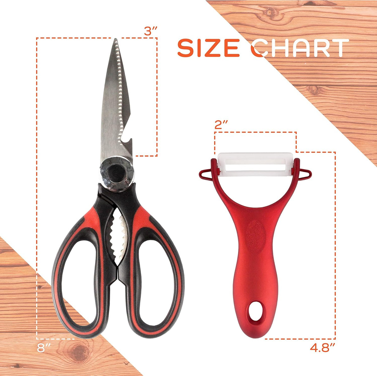 Premium Kitchen Shears - Pink Salt - 1 Scissor