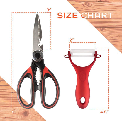 Premium Kitchen Shears - Pink Salt - 1 Scissor