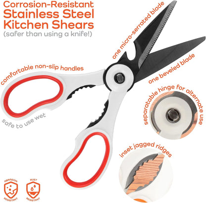 Premium Kitchen Shears - Pink Salt - 1 Scissor