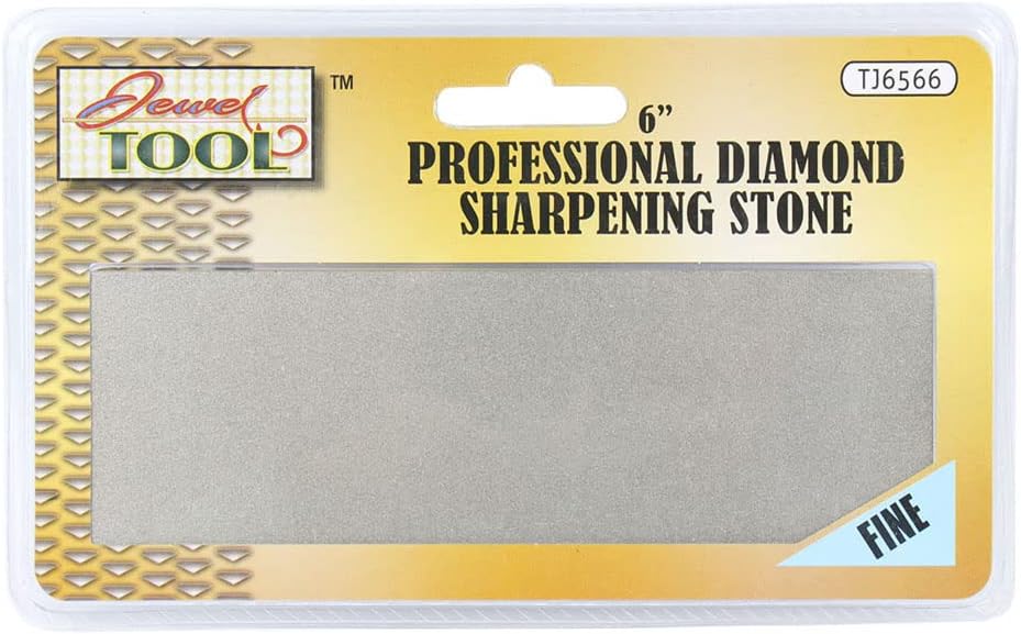6" (15.2 cm) Diamond Sharpening Stone | Fine Grit Excellence | Water-Lubricated | Ideal for Polishing Knives, Tools, and More