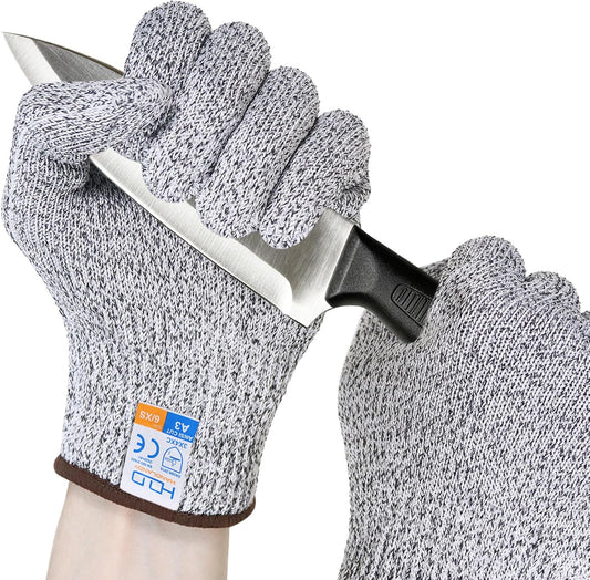 Cut Resistant Gloves, Food Grade Cutting Gloves for Chef & Cooking, Mandoline Gloves for Meat Cutting, Wood Carving