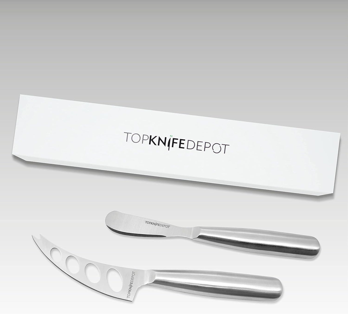 TopKnife 4-Pc All Cheese Knife Set - Gift Box Included