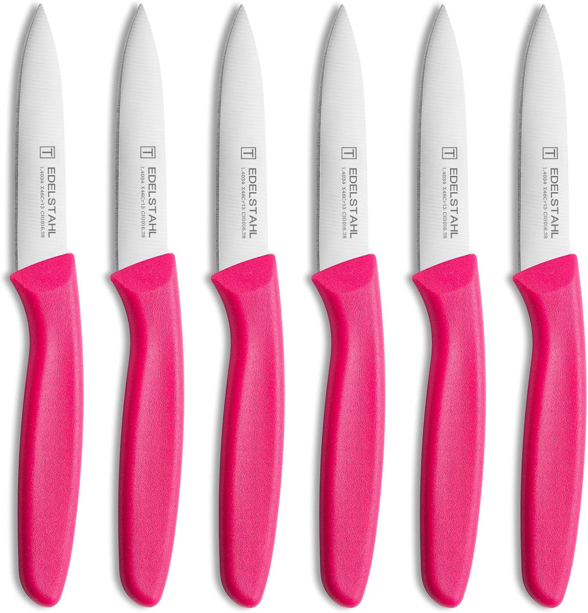 Paring Knife Set,6Pcs Small Knife Set,Straight Edge Paring Knives
