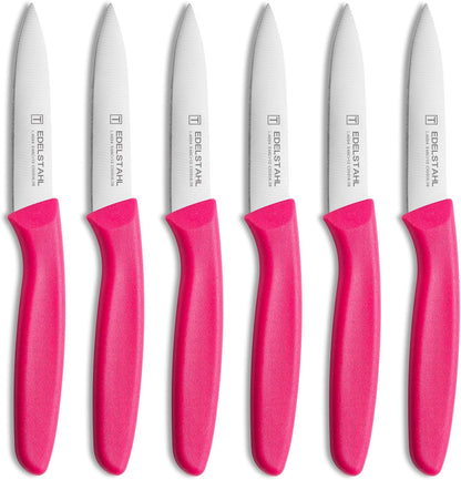 Paring Knife Set,6Pcs Small Knife Set,Straight Edge Paring Knives