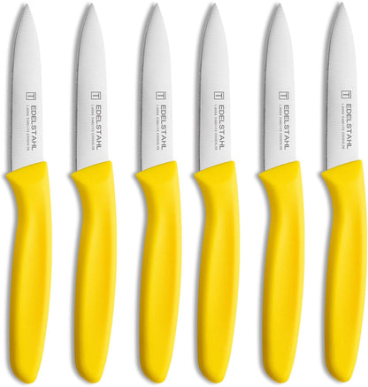 Paring Knife Set,6Pcs Small Knife Set,Straight Edge Paring Knives