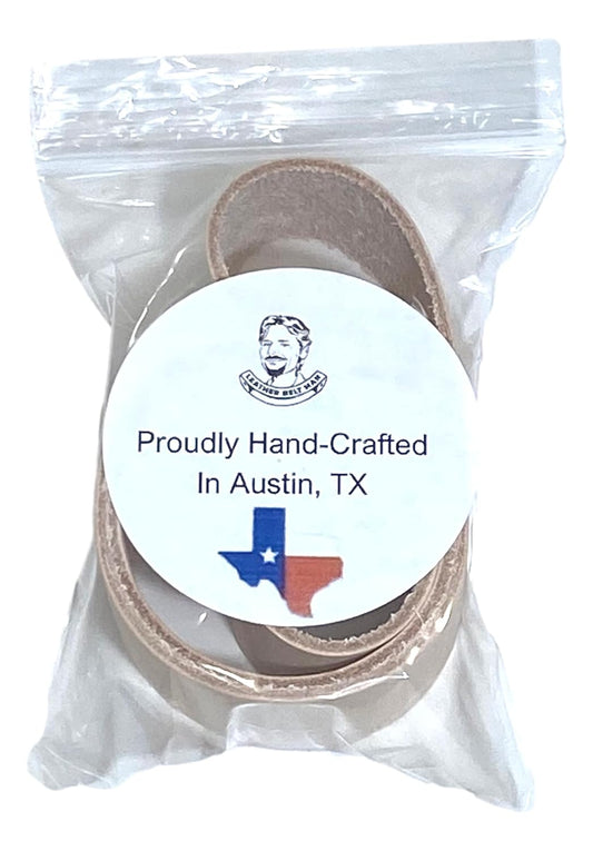 1" x 18" Replacement Leather Honing, Polishing, Strop Belt Only - Fits Work Sharp Ken Onion Blade Grinding Attachment